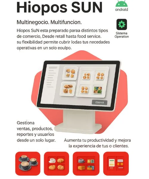 Hiopos sun multinegocios multifuncional